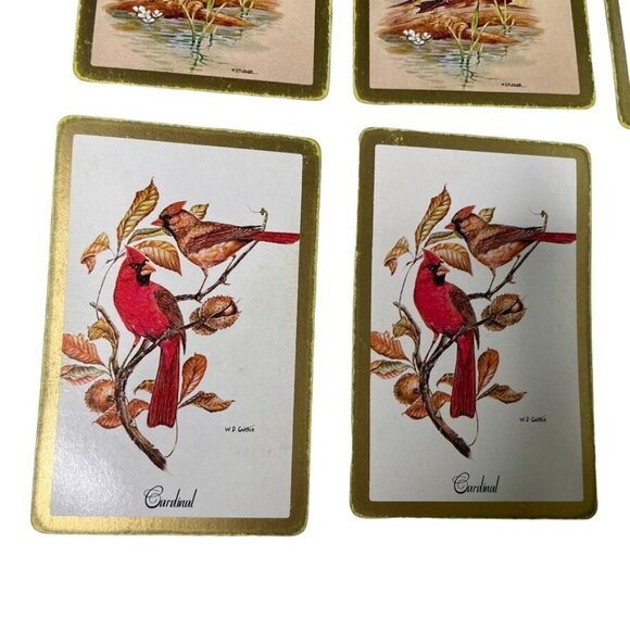 Duck Cardinal Junk Journal Craft Supplies Ephemera Embellishments Set 6 mq Vinta - Picture 5 of 7